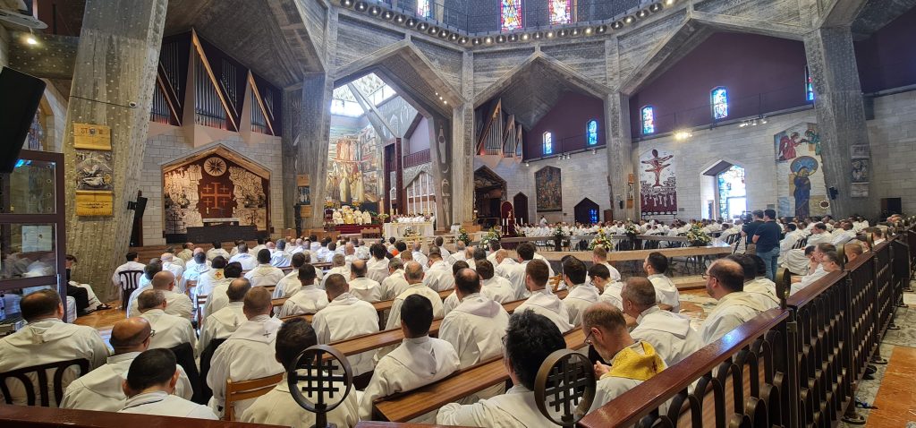 Euharistija u Nazaretu u bazilici Naviještenja koju je predvodio nuncij u Jordanu i Cipru mons. Giampietro Dal Toso