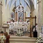 Biskup Štironja na blagdan Gospe od Anđela slavio Misu u Pazinskom franjevačkom samostanu