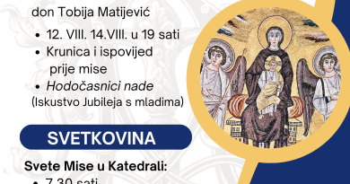 Proslava svetkovine Velike Gospe u porečkoj katedrali Proslava svetkovine Velike Gospe u porečkoj katedrali
