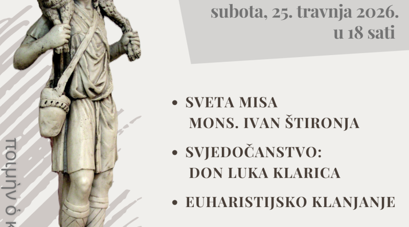 Molitva za duhovna zvanja s Bulešićem