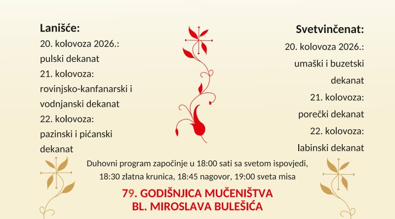 Blagdan bl. Miroslava Bulešića